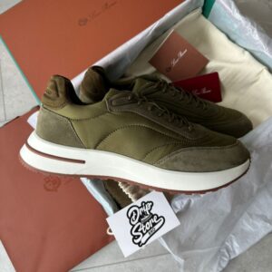 Loro Piana Weekend Walk Olive Green