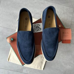 Loro Piana Loafers Navy Blue
