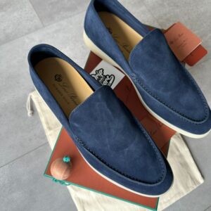 Loro Piana Loafers Navy Blue