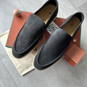 Loro Piana Loafers Dark Gray