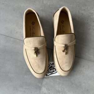 Loro Piana Summer Charms Walk Loafer Light Camel