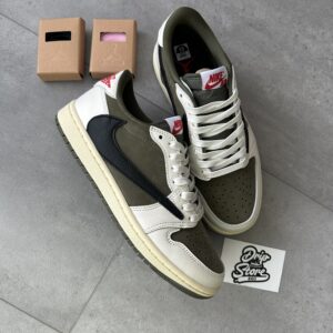 Nike Air Jordan 1 Low Travis Scott Medium Olive