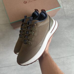 Loro Piana Weekend Walk Sneakers Evo Khaki