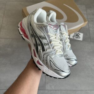 Asics Gel Kayano 14 Silver White Pink