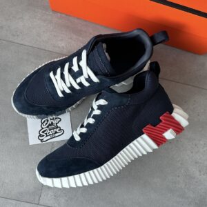 Hermès Bouncing Sneakers Blue Red