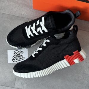 Hermès Bouncing Sneakers Black Red