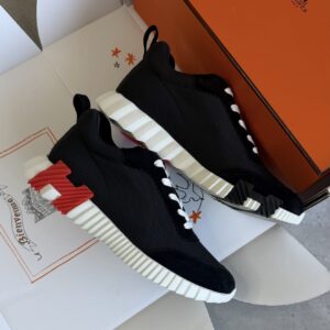 Hermès Bouncing Sneakers Black Red