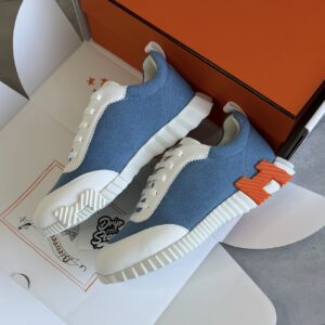 Hermès Bouncing Sneakers Blue Jeans
