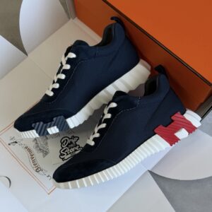 Hermès Bouncing Sneakers Blue Red