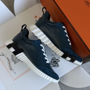 Hermès Bouncing Sneakers Black Blue