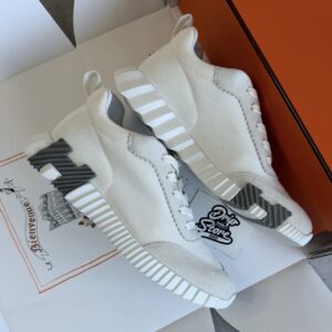 Hermès Bouncing Sneakers White Grey