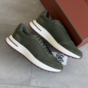 Loro Piana Weekend Walk Sneakers Green