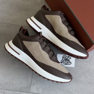 Loro Piana Weekend Walk Sneakers Evo Brown