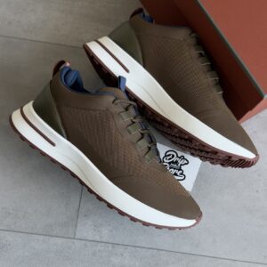 Loro Piana Weekend Walk Sneakers Evo Khaki