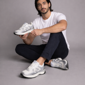 Chanel Trainers Silver