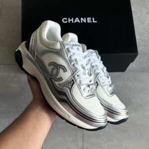 Chanel Trainers Silver