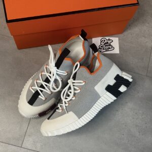 Hermès Lift slip-on Sneakers White Grey