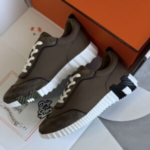 Hermès Bouncing Sneakers Brown Black