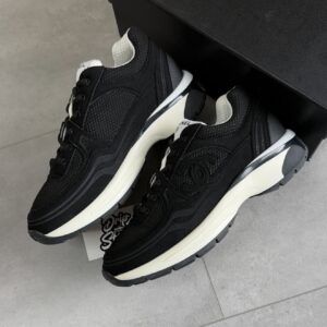 Chanel Trainers Black White