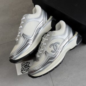Chanel Trainers Silver