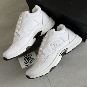 Chanel Trainers White Leather
