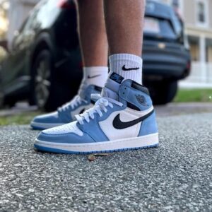 Nike Air Jordan 1 Retro High White University Blue Black