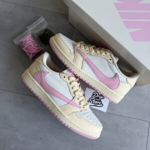 Nike Air Jordan 1 Retro Low OG SP Travis Scott Shy Pink