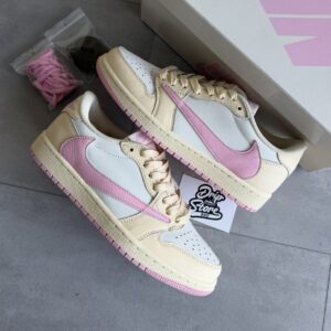 Nike Air Jordan 1 Retro Low OG SP Travis Scott Shy Pink