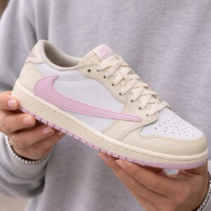 Nike Air Jordan 1 Retro Low OG SP Travis Scott Shy Pink