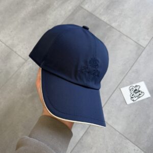Loro Piana Cap Navy Blue