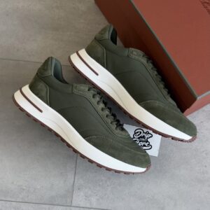 Loro Piana Weekend Walk Sneakers Green - 45
