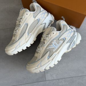 Louis Vuitton Tatic Runner Sneaker White Beige