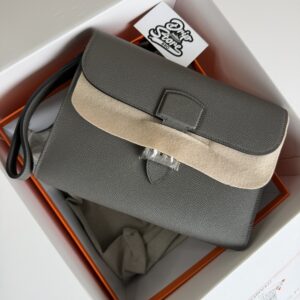 02. Hermès Bag Men Grey
