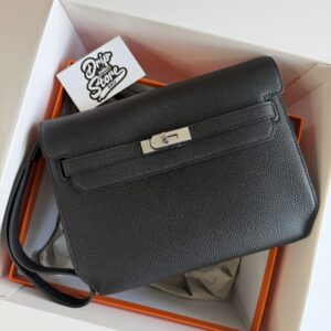 07. Hermès Bag Men Black Silver