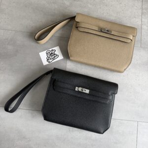 07. Hermès Bag Men Black Silver
