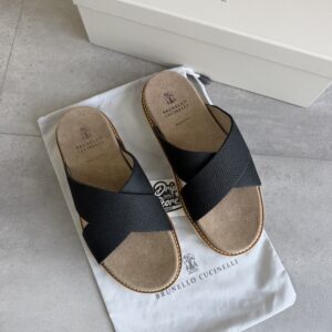 Brunello Cucinelli Sandal Black Leather x