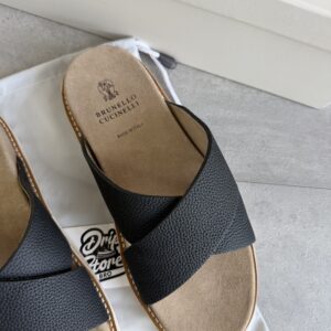 Brunello Cucinelli Sandal Black Leather x