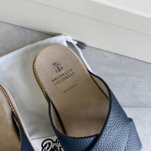 Brunello Cucinelli Sandal Blue Leather x