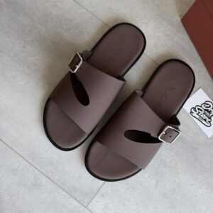 Loro Piana Slipper Brown Leather