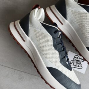 Loro Piana Weekend Walk Sneakers Blue White