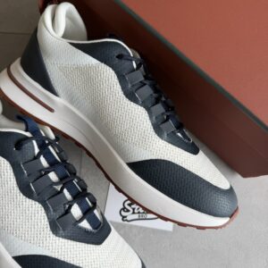 Loro Piana Weekend Walk Sneakers Blue White