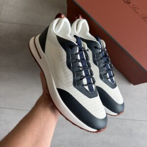 Loro Piana Weekend Walk Sneakers Blue White