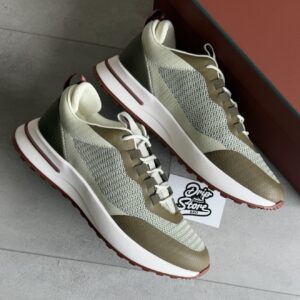 Loro Piana Weekend Walk Sneakers Beige Taupe