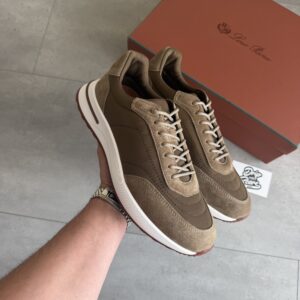 Loro Piana Weekend Walk Sneakers Brown