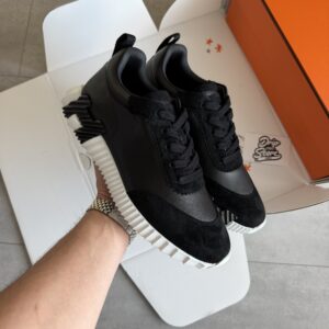 Hermès Bouncing Sneakers Black White