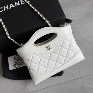 Chanel Bag White Leather